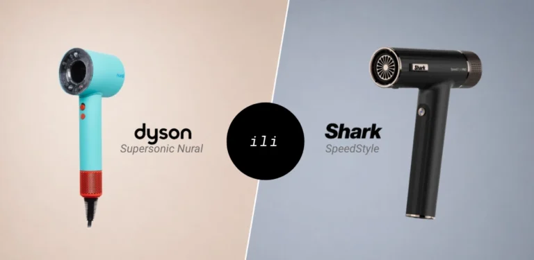 Dyson Supersonic Nural i Shark SpeedStyle usporedba sušila za kosu.