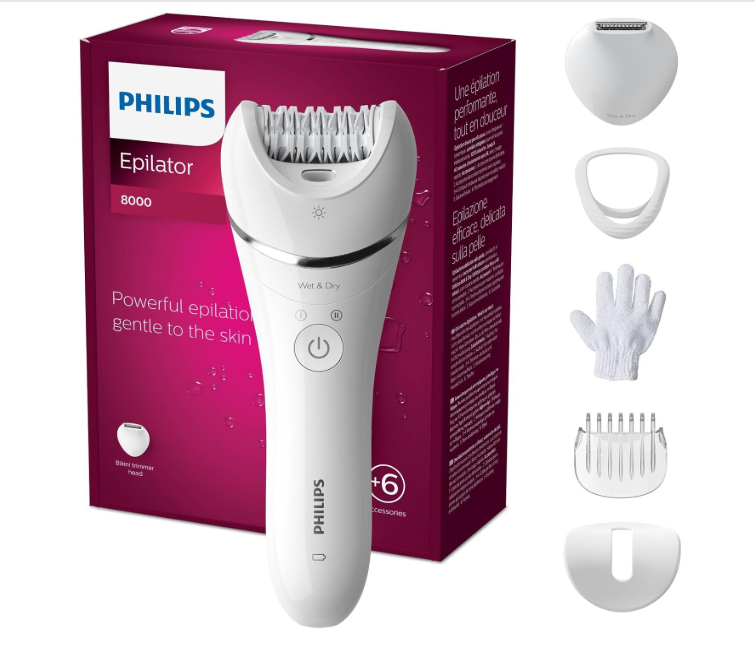 Philips Series 8000 BRE715/00 epilator s keramičkim pincetama
